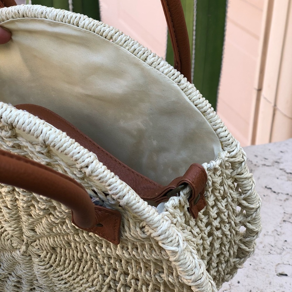 💥BEST SELLER 💥 Round Straw Bag - Picture 2 of 9